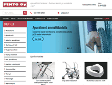 Tablet Screenshot of pinto.fi